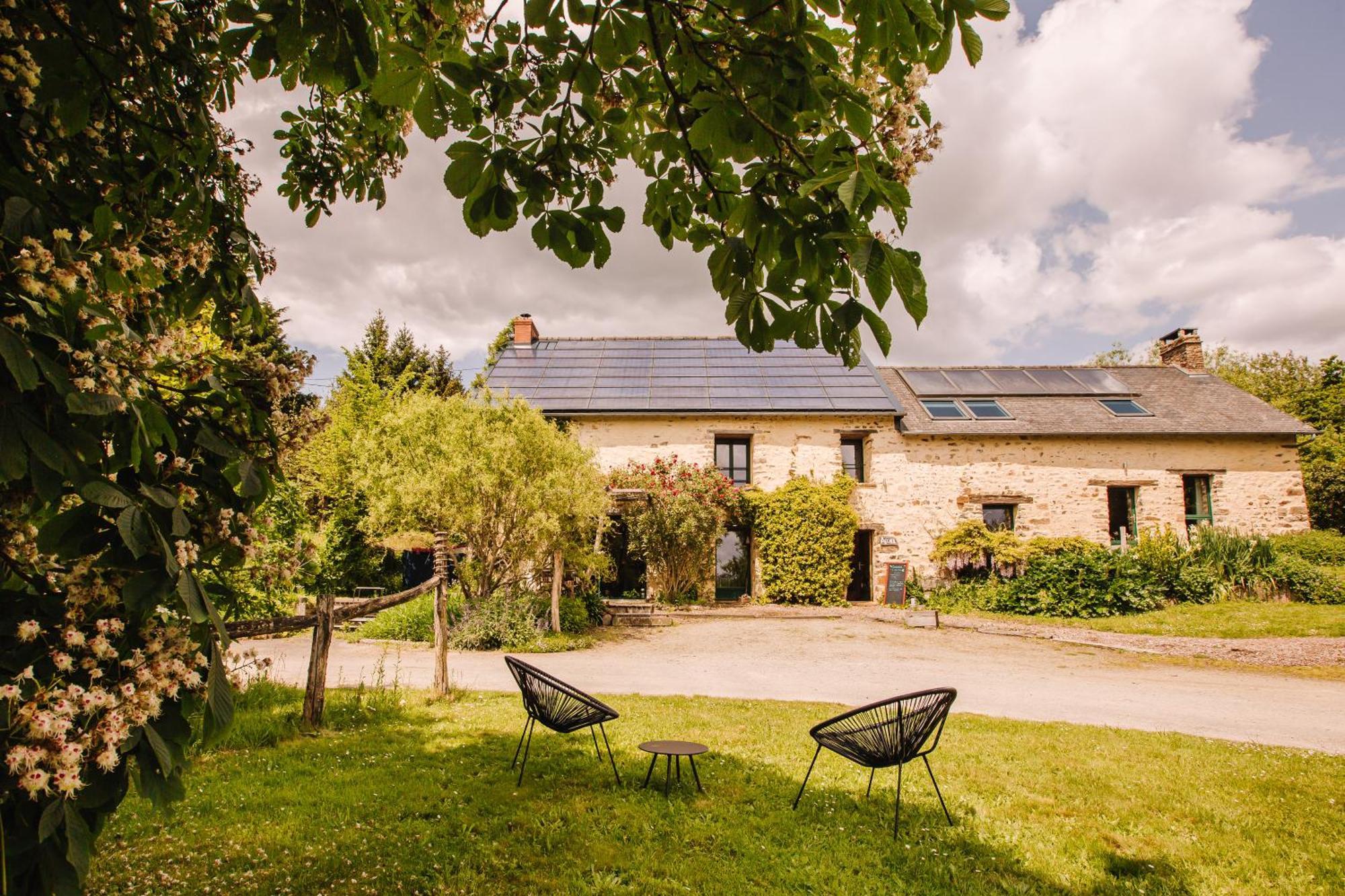 Ecolodge La Belle Verte Saint-Mʼhervé Εξωτερικό φωτογραφία