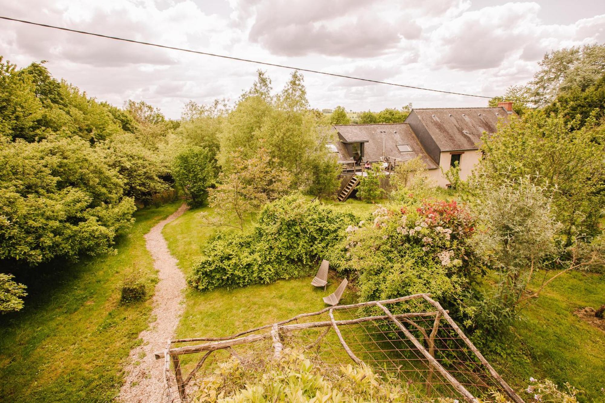 Ecolodge La Belle Verte Saint-Mʼhervé Εξωτερικό φωτογραφία